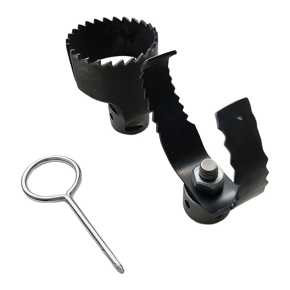 Auger Drill Attachment - 3 Pcs Steel Drain Auger Attachment