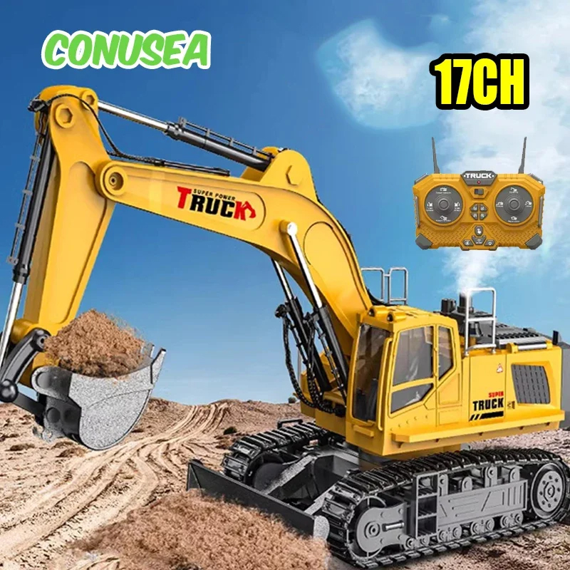 Heavy Equipment Games - Rc Excavator Cars Trucks Alloy Bucket