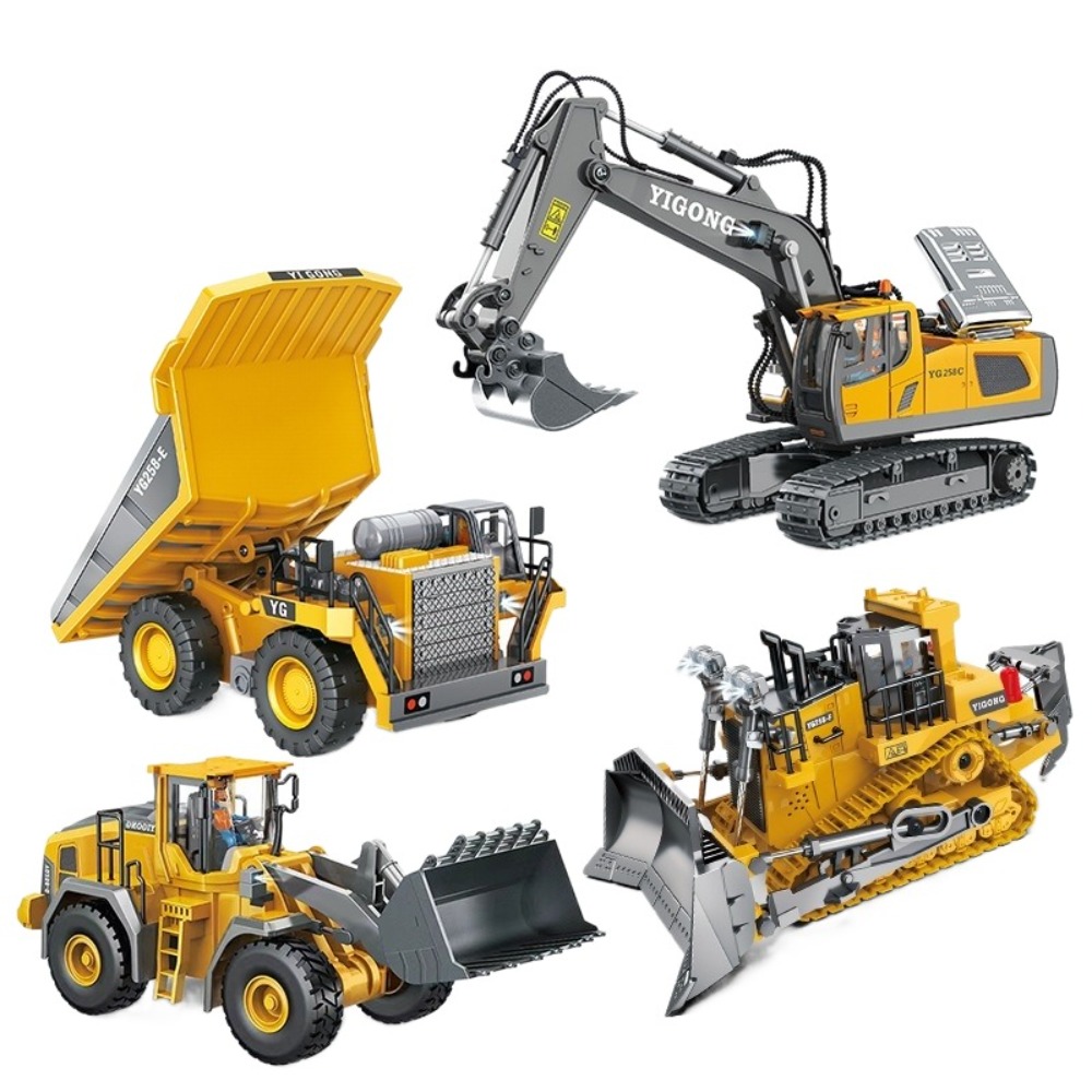 Heavy Equipment Games - 2.4G Remote Control Excavator Dump Truck