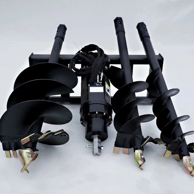 Auger Drill Attachment - Heavy Skid Steer Auger Attachment For