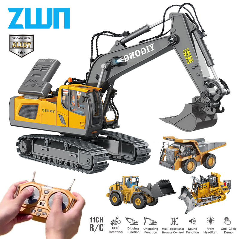 Heavy Equipment Games - ZWN 2.4G Remote Control Excavator Dump