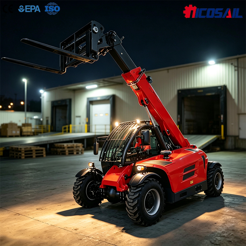 Heavy Equipment Rental - Factory Supply Telescopic Forklift Telehandler Loader