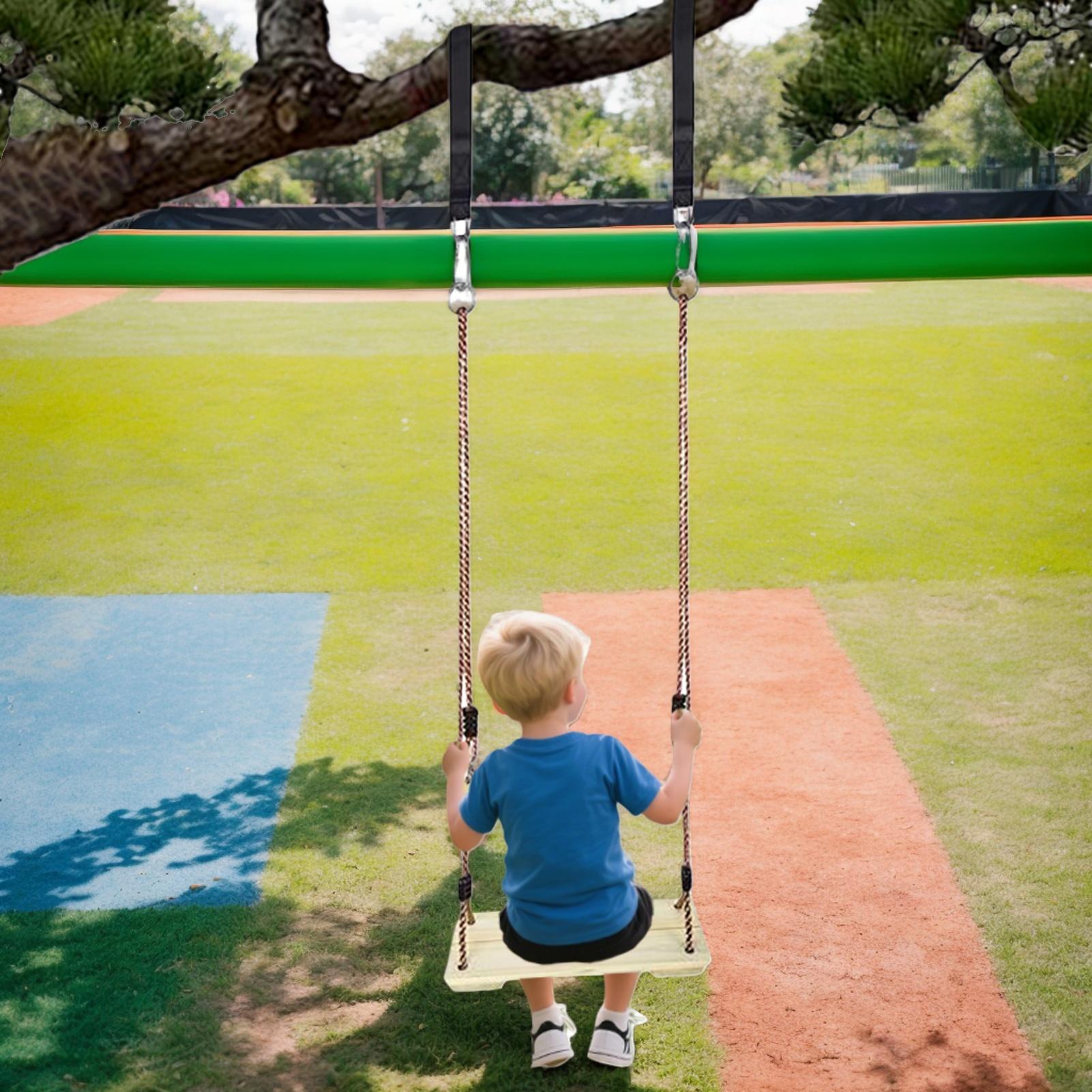 Wood Swing Wooden Tree Swings  - Heavy Equipment Games review and price