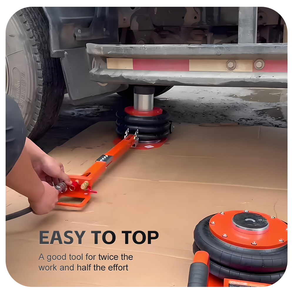 3-Ton Pneumatic Jack Three-lay - Heavy Equipment Jack review and price