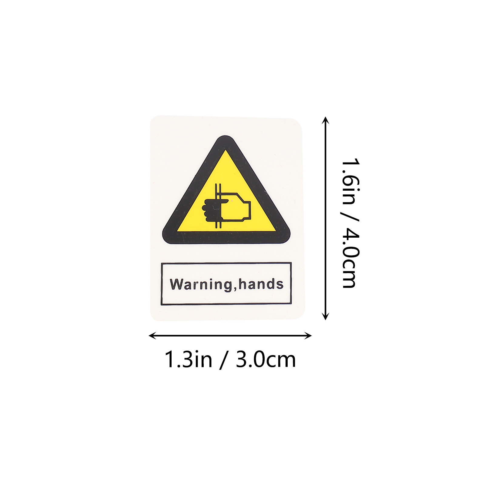 10Pcs Warning Hands Pinching S - Heavy Equipment Sign review and price
