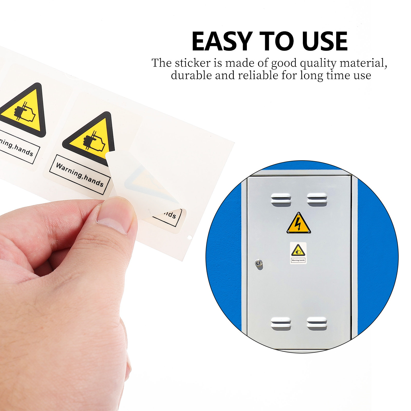 10Pcs Warning Hands Pinching S - Heavy Equipment Sign review and price