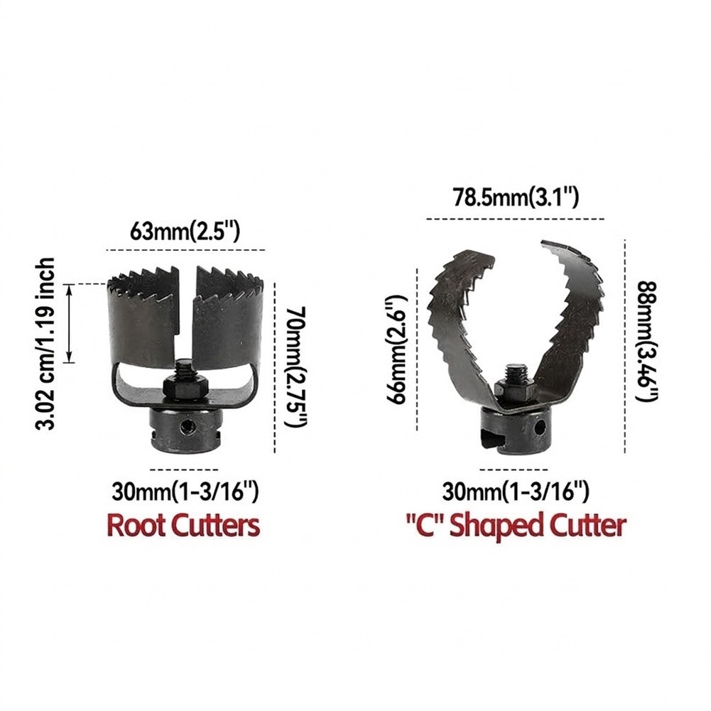 3 Pcs Steel Drain Auger Attach - Auger Drill Attachment review and price