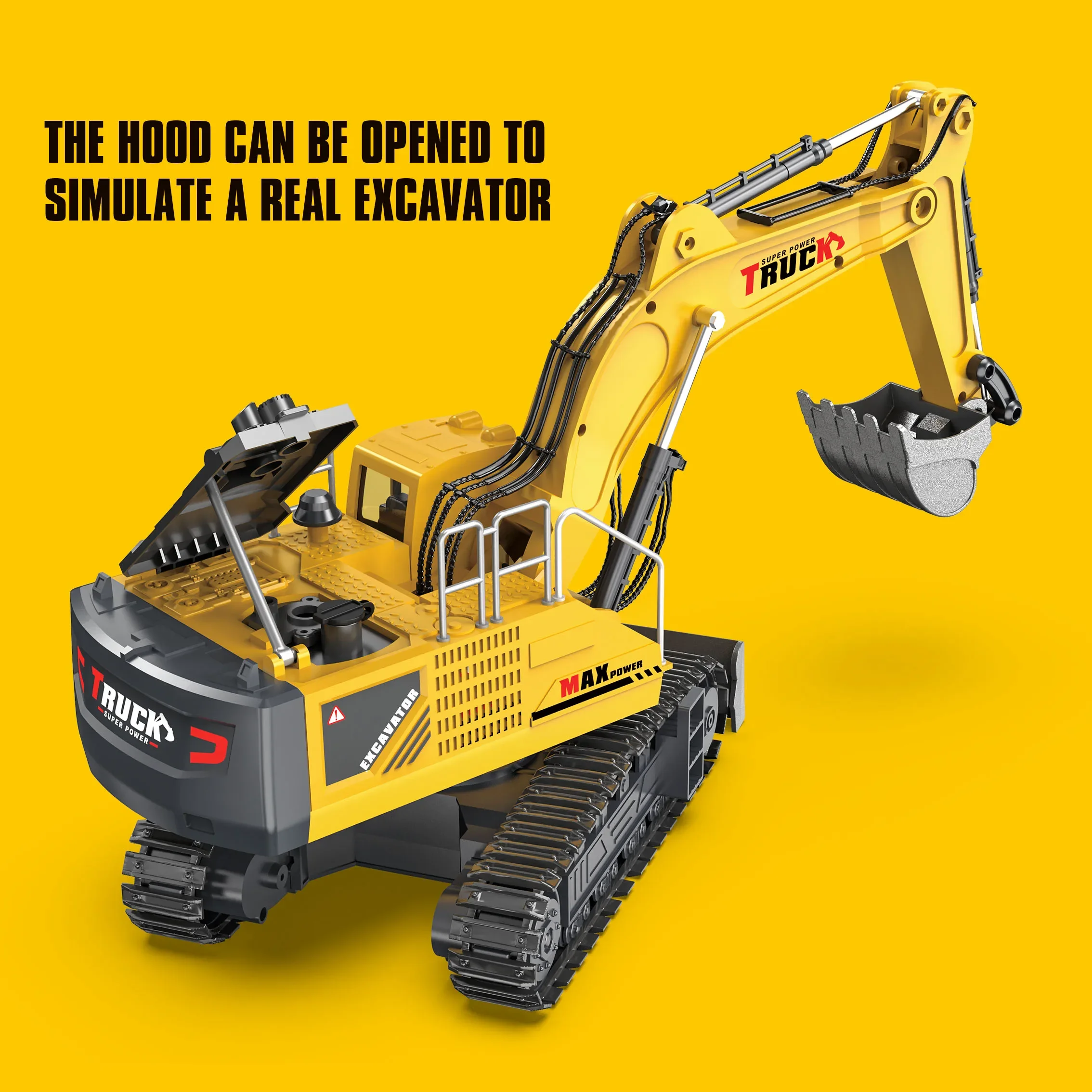 Rc Excavator Cars Trucks Alloy - Heavy Equipment Games review and price