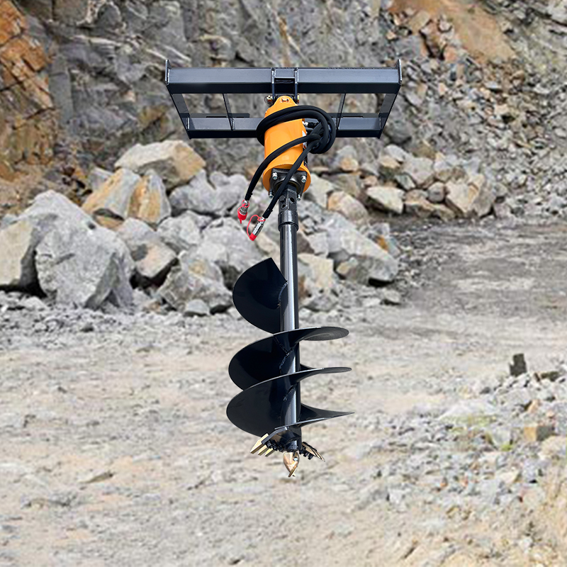 Mini Skid Steer Attachment Eff - Auger Drill Attachment review and price
