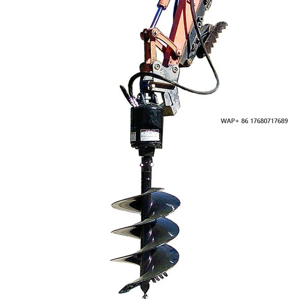 Excavator Attachments Hydrauli - Auger Drill Attachment review and price