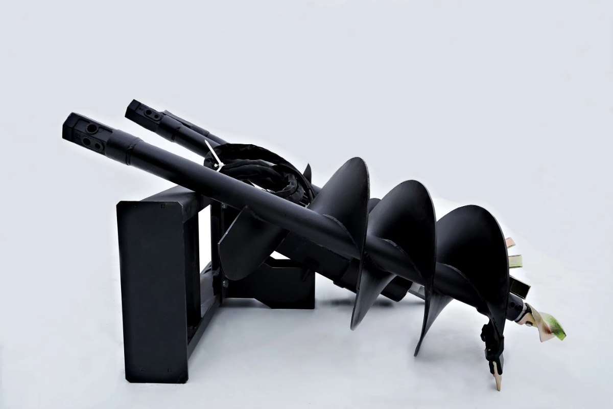 Heavy   Skid Steer Auger Attac - Auger Drill Attachment review and price