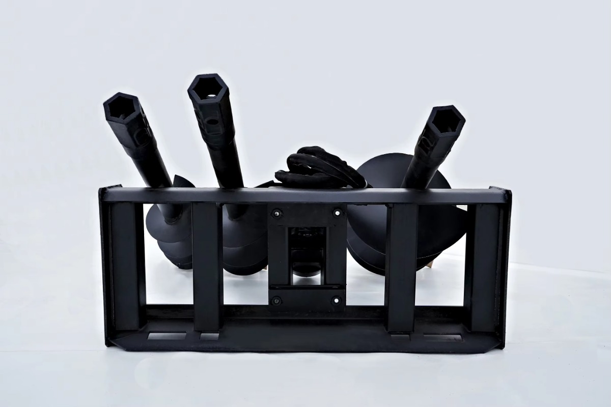 Heavy   Skid Steer Auger Attac - Auger Drill Attachment review and price