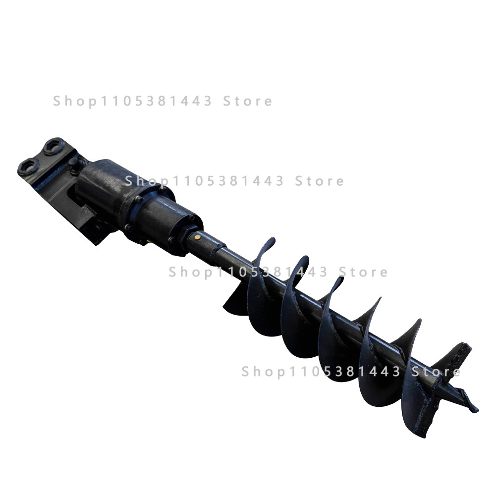 Quick Coupler Auger Drill Log  - Auger Drill Attachment review and price