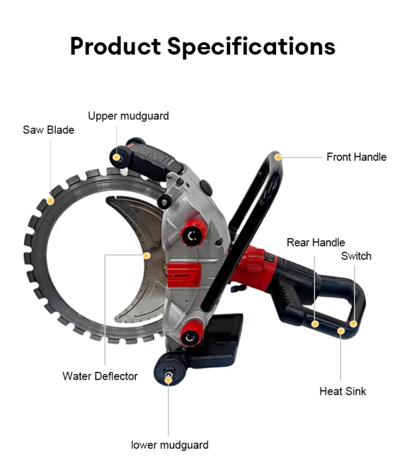 8800W Electric Power Concrete  - Electric Concrete Cutter review and price