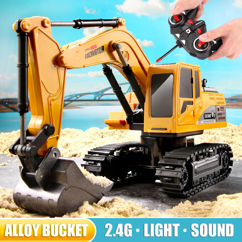 RC Excavator 2.4Ghz 6 Channel  - Heavy Equipment Games review and price