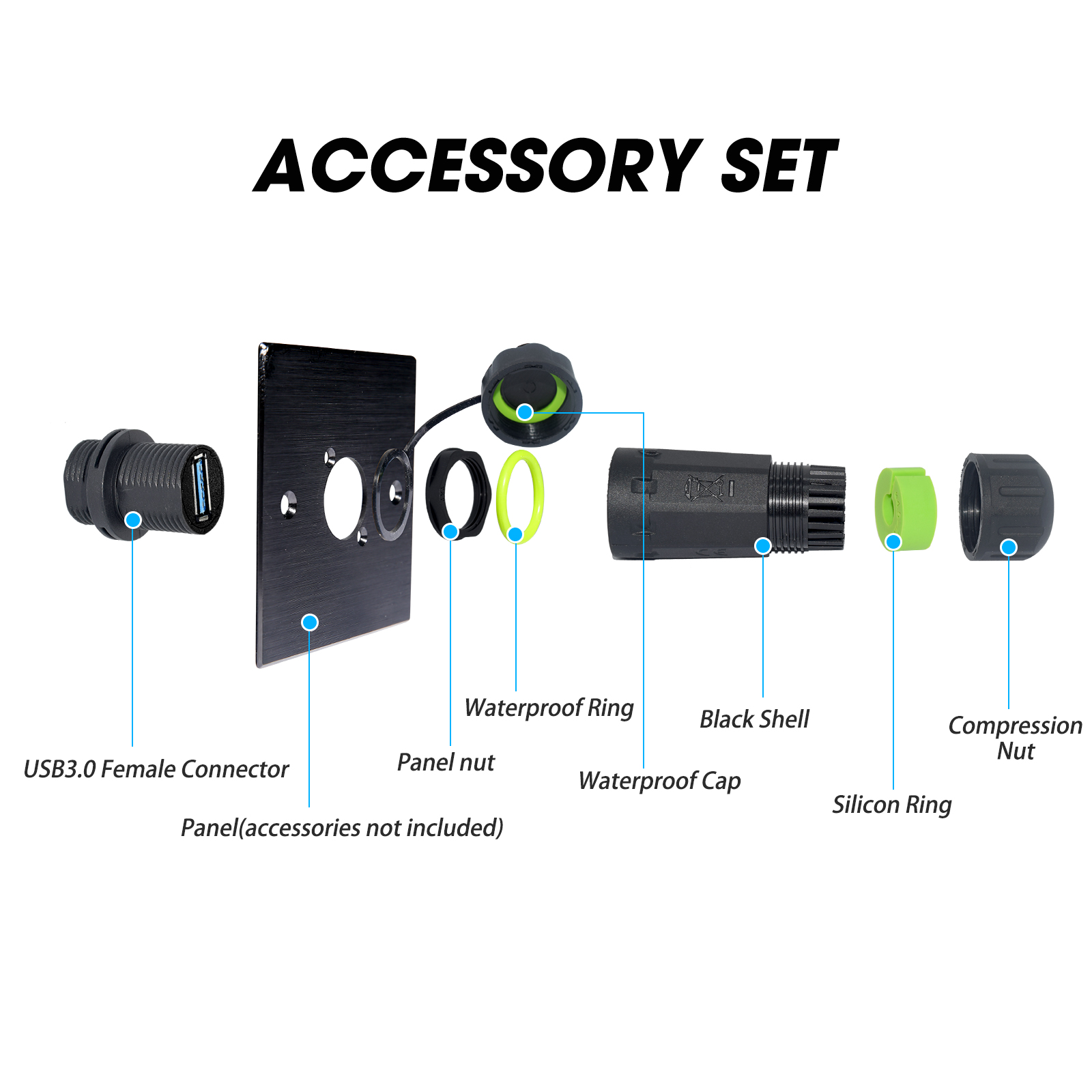 IP68 Waterproof Nylon USB3.0 P - Heavy Equipment Freeport review and price
